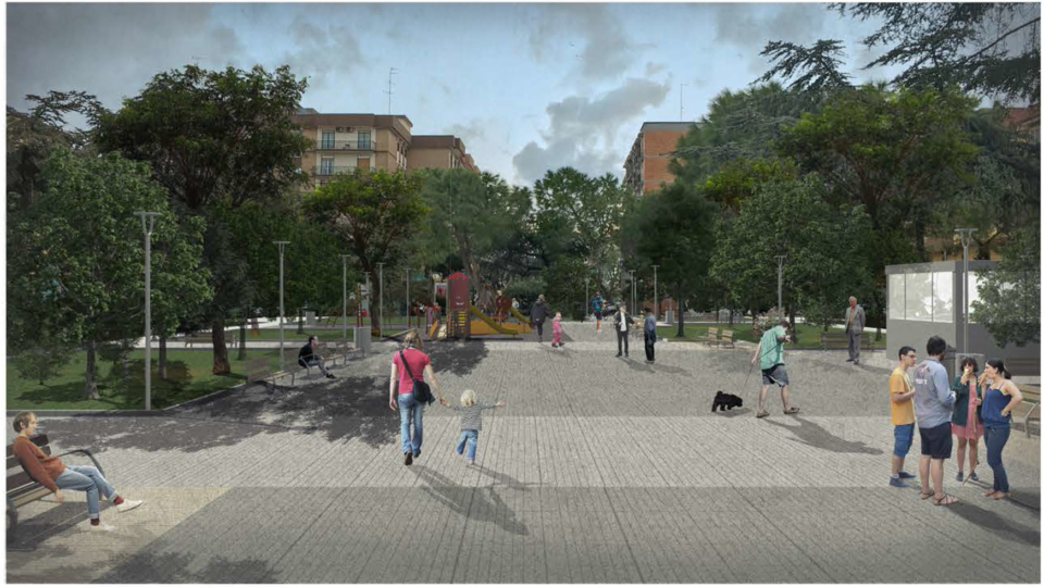 Piazzetta dei Papi (render 2)